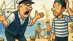 Ανέκδοτο: Φτάνει ξένο καράβι στον Πειραιά…