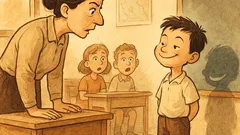 Ανέκδοτο: Γιωργάκη, πες μου μια αλήθεια