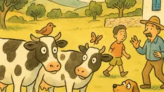 Ανέκδοτο: Γιατί οι αγελάδες στέκονται ακίνητες;