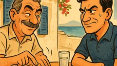 Ανέκδοτο: Βάζεις χέρι κάτω απ’ το τραπέζι;