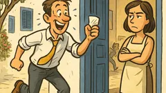 Ανέκδοτο: Γυρίζει ο άντρας στο σπίτι