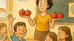 Ανέκδοτο: Αν σου δώσω δύο μήλα…