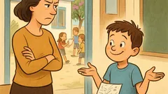 Ανέκδοτο: «Γιατί δεν έκανες την εργασία;»