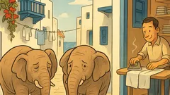 Ανέκδοτο: Γιατί οι ελέφαντες είναι γεμάτοι ζάρες;