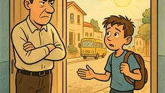 Ανέκδοτο: Γιάννη, πάλι άργησες—φταίει ο ήλιος!