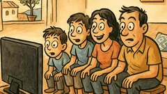Ανέκδοτο: Γιατί η οικογένεια μπροστά στην τηλεόραση;