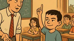 Ανέκδοτο: Μήτσο, γιατί έφυγες πριν το κουδούνι;