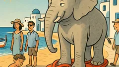 Ανέκδοτο: Γιατί οι ελέφαντες φορούν σαγιονάρες;