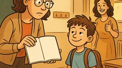 Ανέκδοτο: Η δασκάλα είδε κενό τετράδιο του Βασίλη