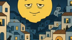 Ανέκδοτο: Γιατί το φεγγάρι είναι κίτρινο;