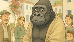 Ανέκδοτο: Γιατί ο γορίλλας έχει μεγάλα ρουθούνια;