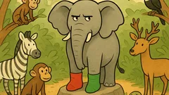 Ανέκδοτο: Γιατί ο ελέφαντας φοράει δύο κάλτσες;